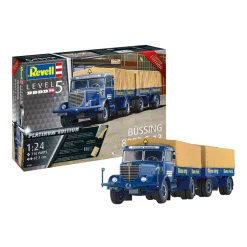 Maquette camion : Büssing 8000 S 13 mit Trailer Platinum Edition - Revell