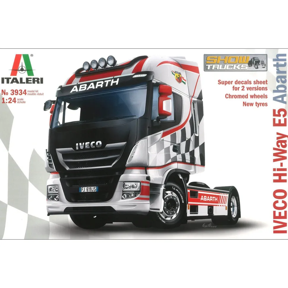 Maquette camion : Iveco E5 Hiway Abarth - Italeri