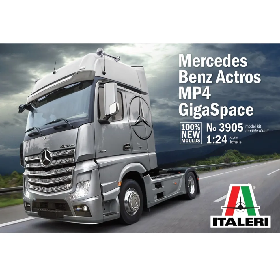 Maquette camion : Mercedes Benz Actros Gigaspace - Italeri