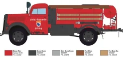 Maquette Camion : Opel Blitz Fire Truck - Italeri