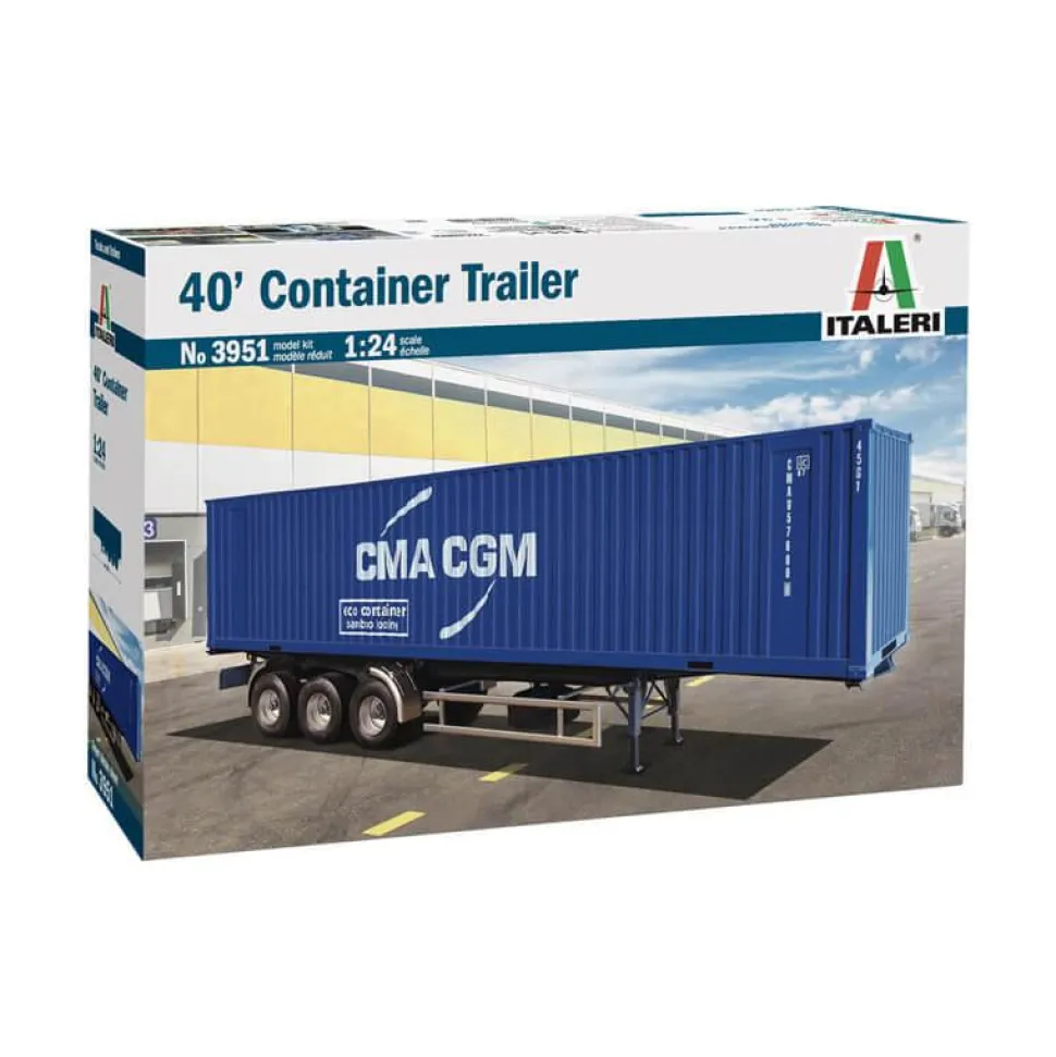 Maquette camion : Remorque Container 40' - Italeri