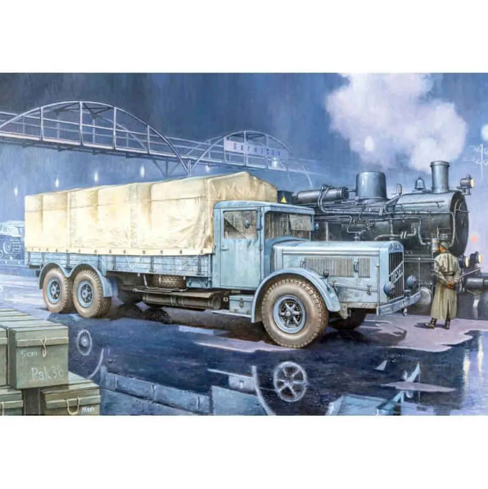 Maquette camion militaire : Vomag 8 LR LKW WWII - Roden