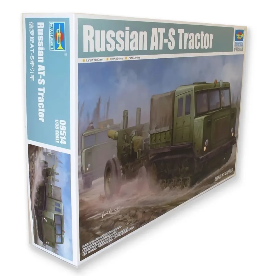 Maquette camion militaire : Russian AT-S Tractor - Trumpeter