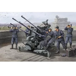 Maquette Canon anti-aérien allemand : FlaK 38 2.0 cm - Trumpeter
