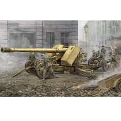 Maquette Canon anti-char super lourd allemand Krupp Pak44 - Trumpeter