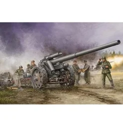 Maquette Canon de campagne allemand 1Ocm s K 18 - Trumpeter