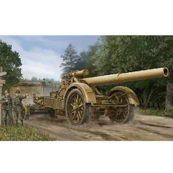 Maquette Canon de campagne super lourd allemand Morser 18 - Trumpeter