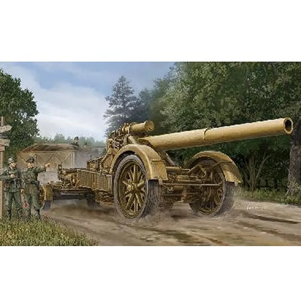 Maquette Canon de campagne super lourd allemand Morser 18 - Trumpeter