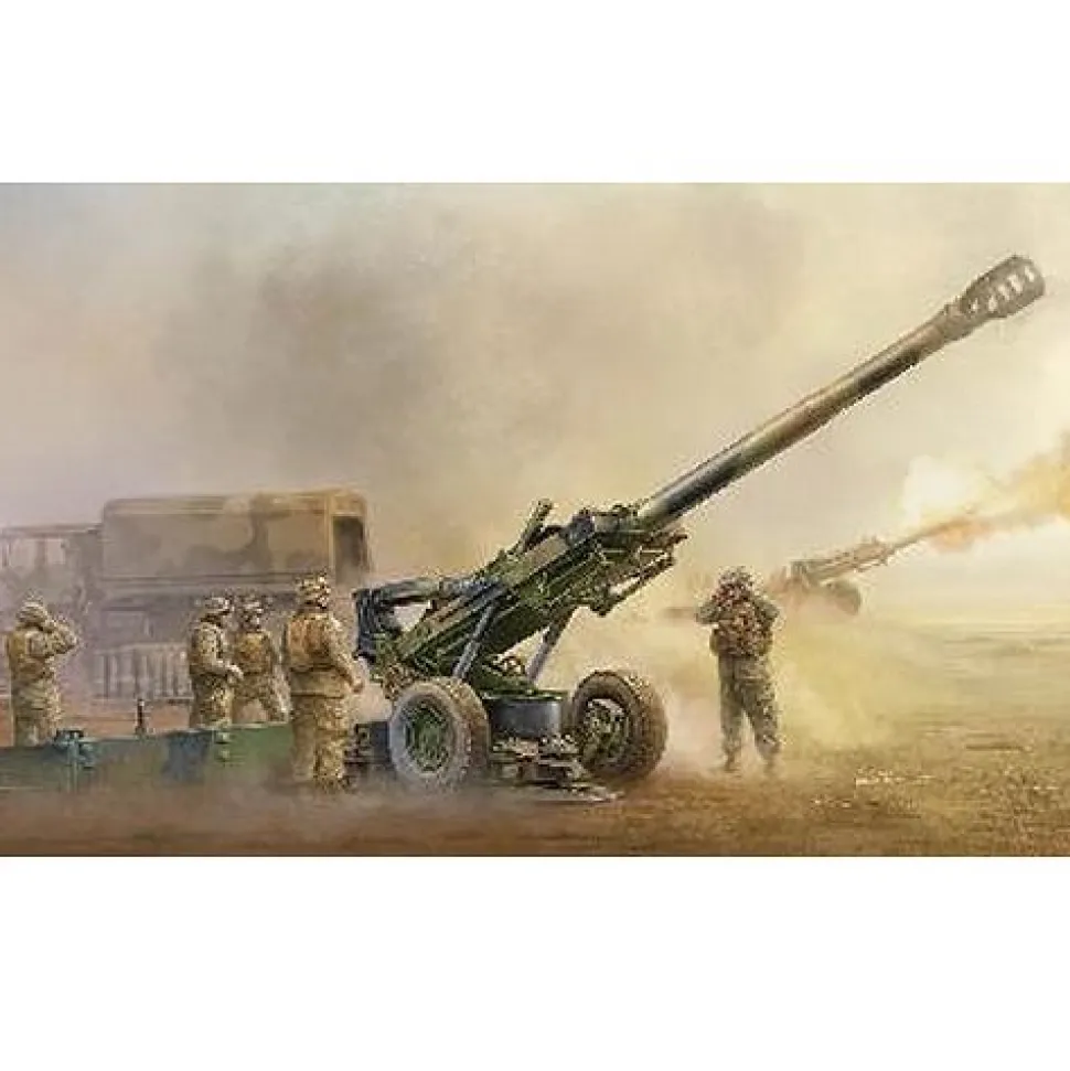 Maquette Canon US M198 155mm Howitzer Moyen (fin de production) - Trumpeter
