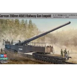 Maquette Canon allemand 280mm K5(E) Railway Gun Leopold - Hobby Boss