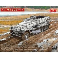 Maquette char : Sd.Kfz.251/1 Ausf.B - ICM