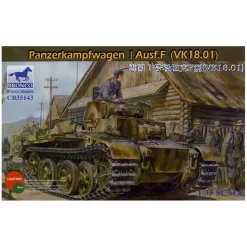 Maquette Char d'assaut : Panzerkampfwagen I Auf.F (VK18.0) - Bronco Models