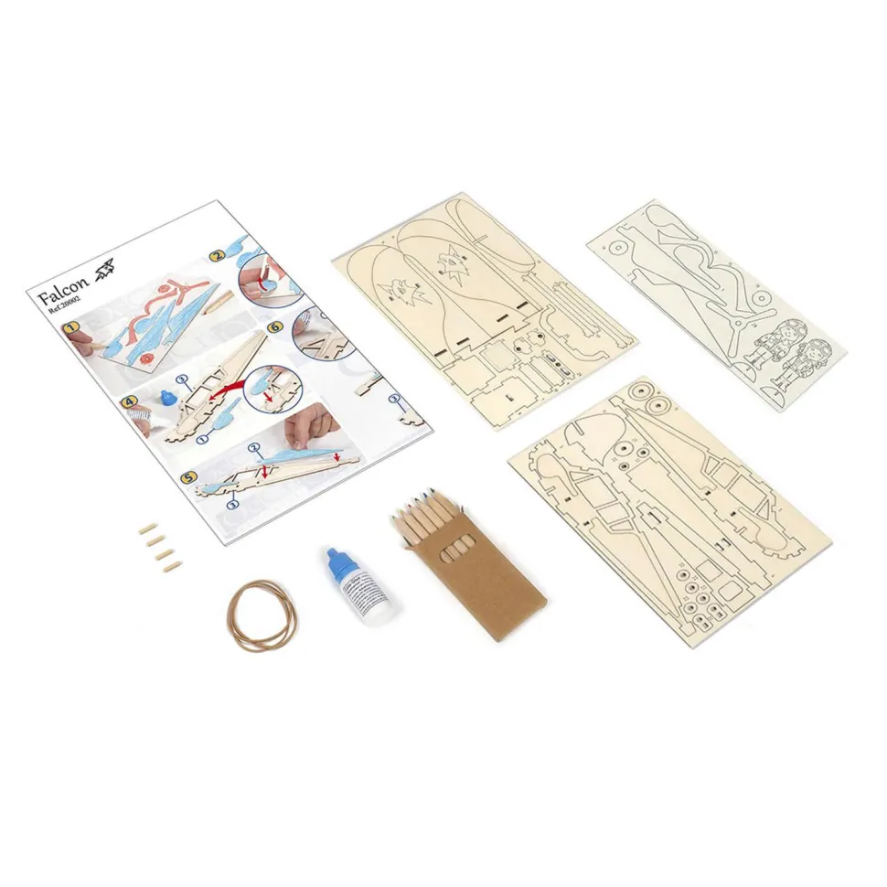 Maquette d'avion en bois : Occre Junior Kit : Falcon - OCCRE
