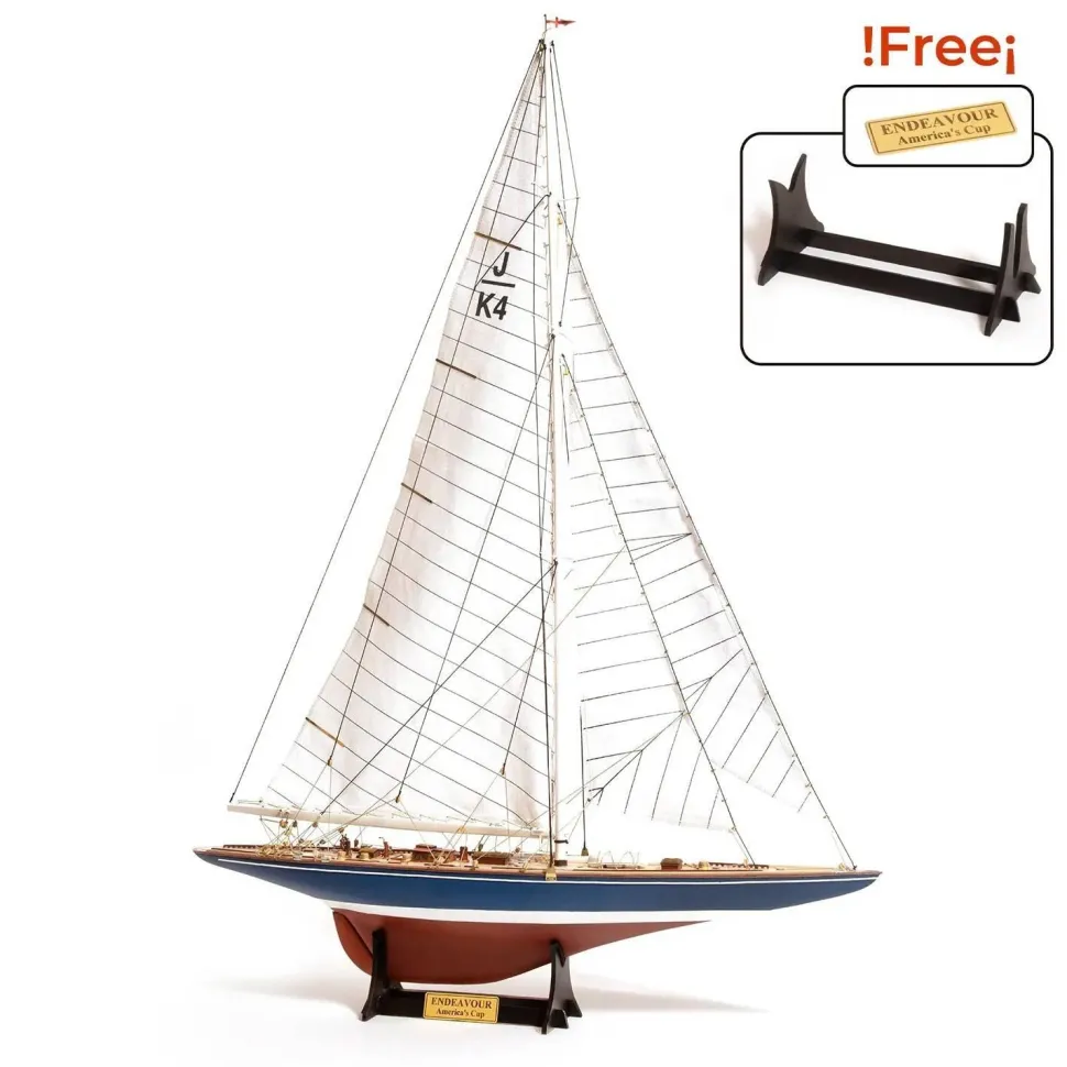 Maquette de bateau : Yacht Endeavour - America’s Cup 1934 en 1:75 - OCCRE