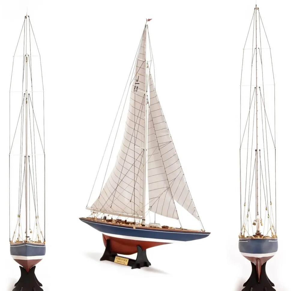 Maquette de bateau : Yacht Endeavour - America’s Cup 1934 en 1:75 - OCCRE