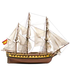 Maquette de bateau en bois : N.S. Mercedes - OCCRE