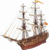 Maquette de bateau en bois : Santisima Trinidad - OCCRE