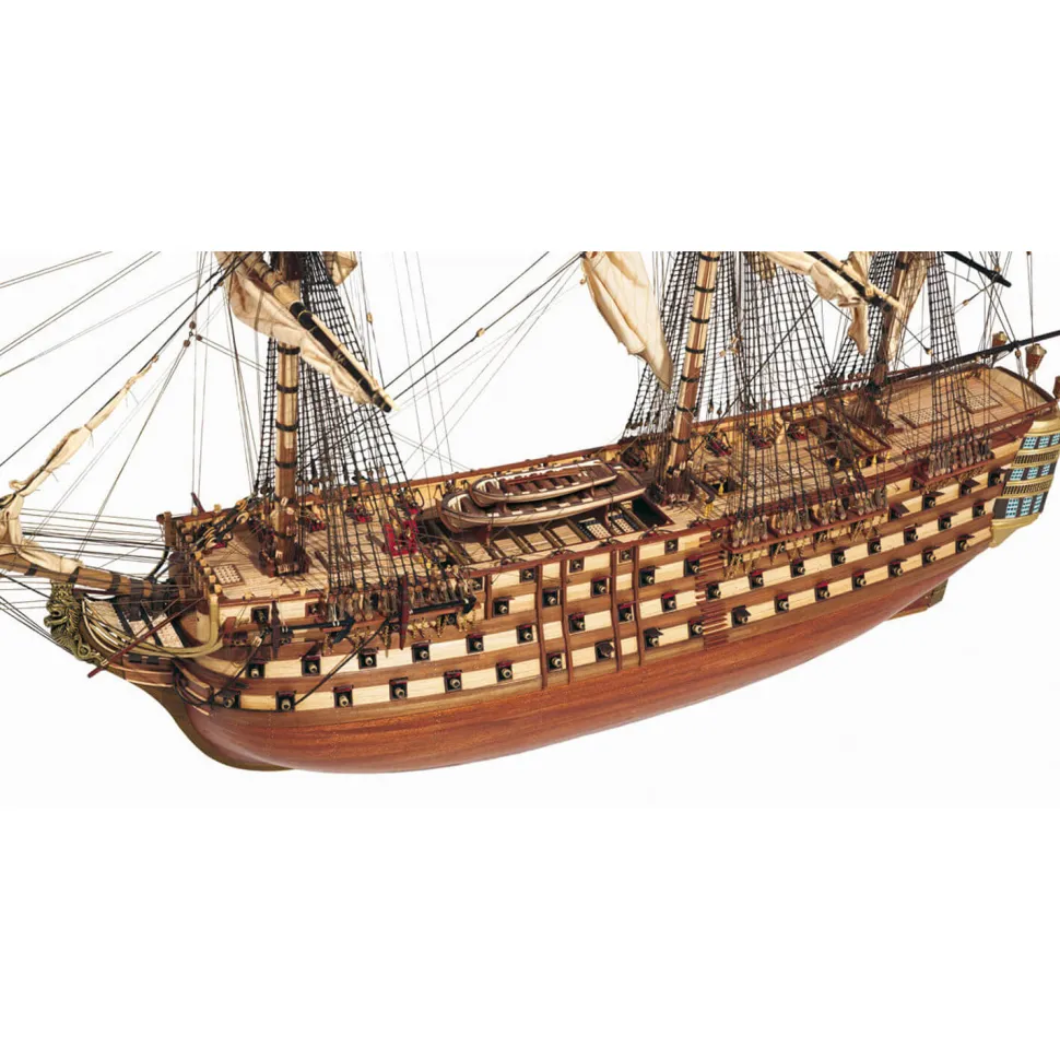 Maquette de bateau en bois : Santisima Trinidad - OCCRE