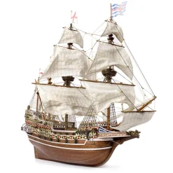 Maquette de bateau en bois : HMS Revenge - OCCRE
