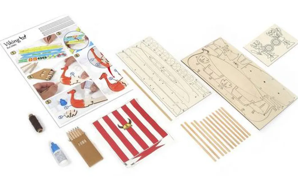 Maquette de bateau en bois : Occre Junior Kit : Viking - OCCRE