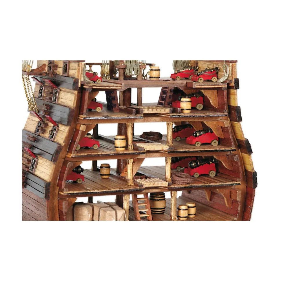 Maquette de bateau en bois : Section SMA Trinidad - OCCRE