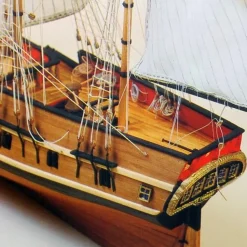 Maquette en bois - Corsaire Français Le Tonnant - Soclaine
