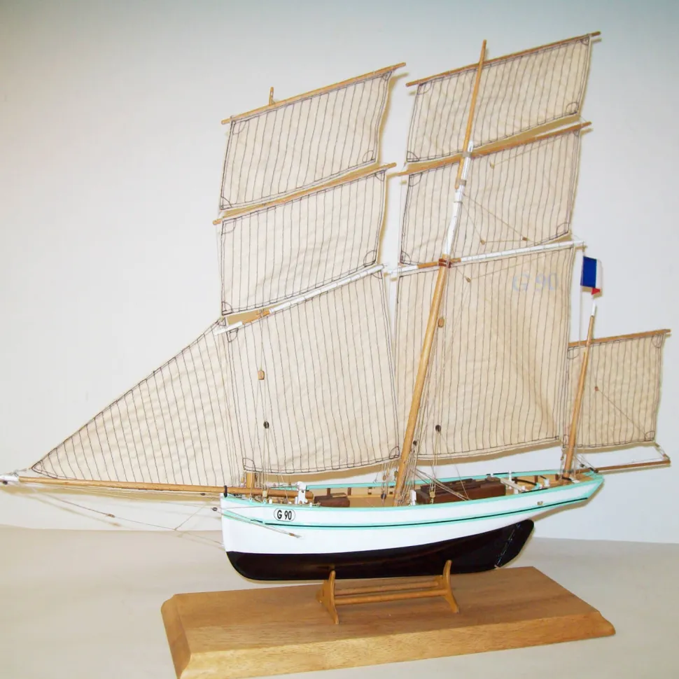 Maquette en bois - Bisquine La Granvillaise - Soclaine
