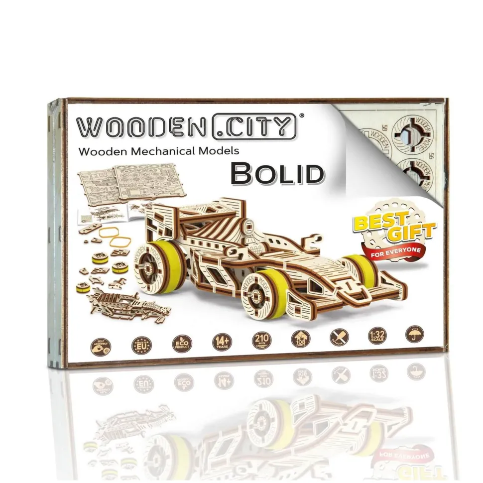 Maquette en bois : Bolid - Wooden City