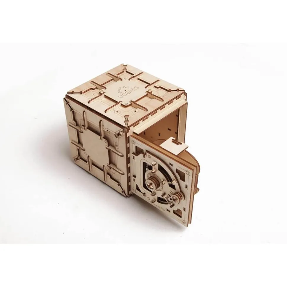 Maquette en bois : Coffre Fort, modèle mécanique - Ugears