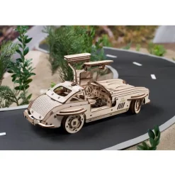 Maquette en bois : coupé sport à ailerons - Ugears