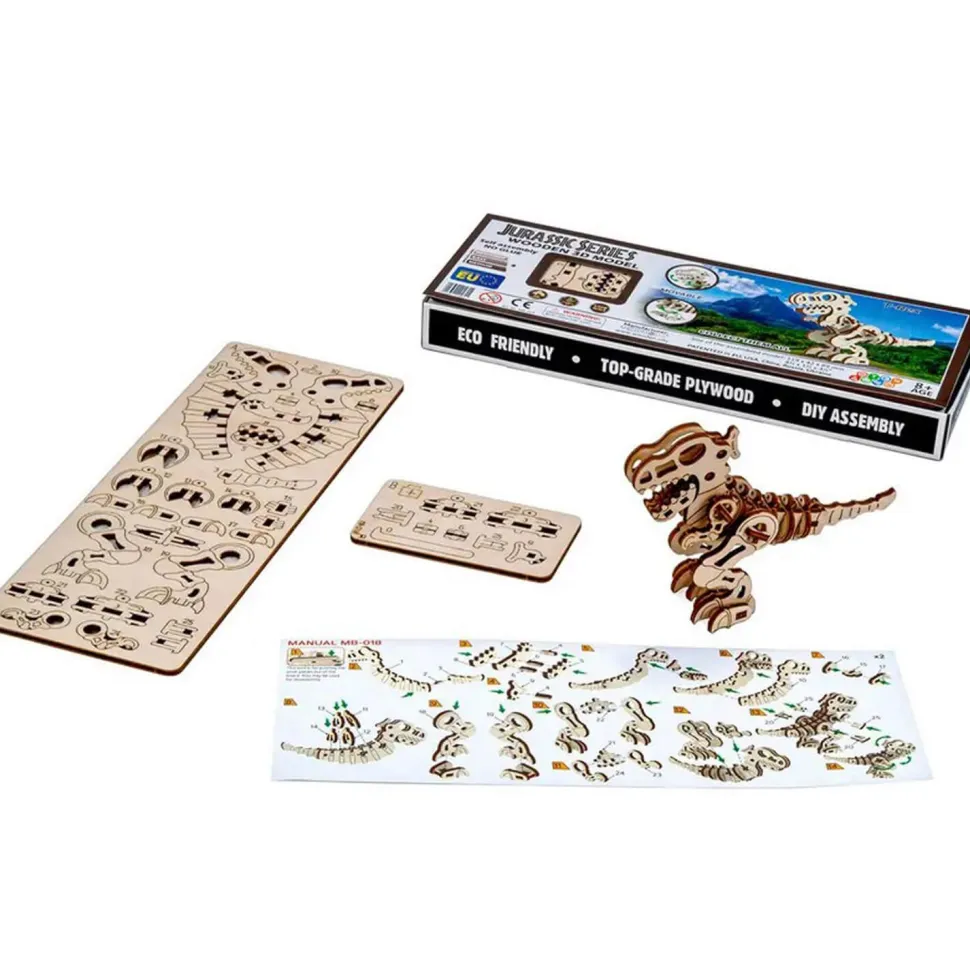 Maquette en bois : Dinosaure T-Rex - Wooden City