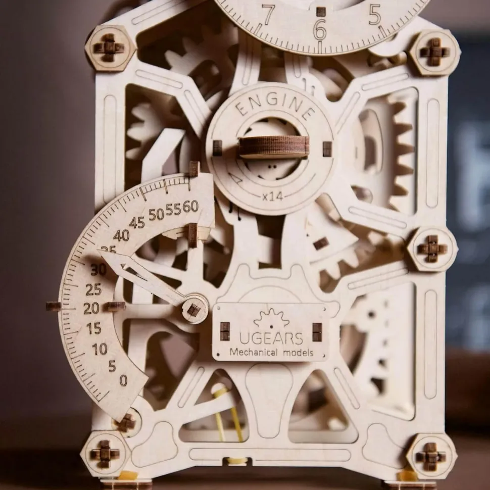 Maquette en bois : Horloge à moteur - Ugears