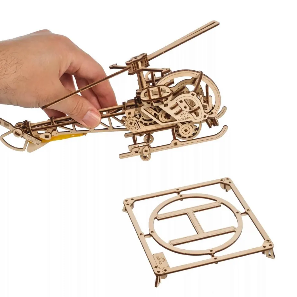 Maquette en bois : Mini Helicoptere - Ugears