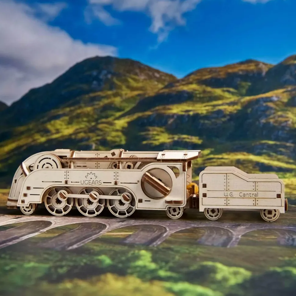 Maquette en bois : Mini Locomotive - Ugears