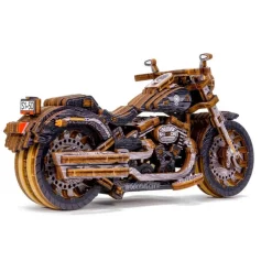 Maquette en bois : moto Cruiser V-Twin édition limitée - Wooden City