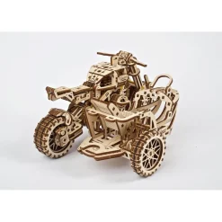 Maquette en bois : Moto Scrambler UGR-10 avec Side-Car - Ugears