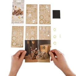 Maquette en bois : moto volante de Hagrid : Harry Potter - Ugears