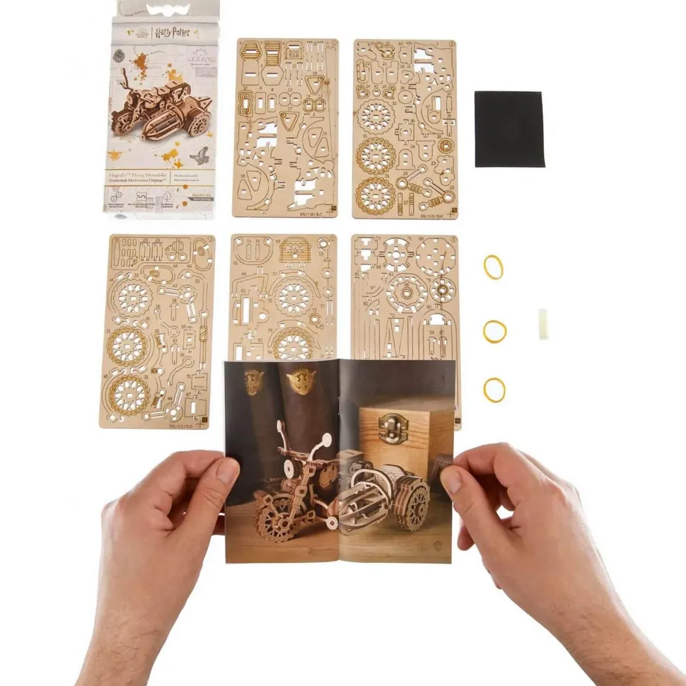 Maquette en bois : moto volante de Hagrid : Harry Potter - Ugears