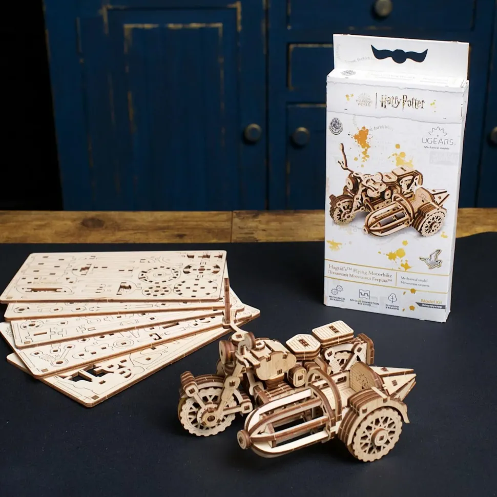 Maquette en bois : moto volante de Hagrid : Harry Potter - Ugears
