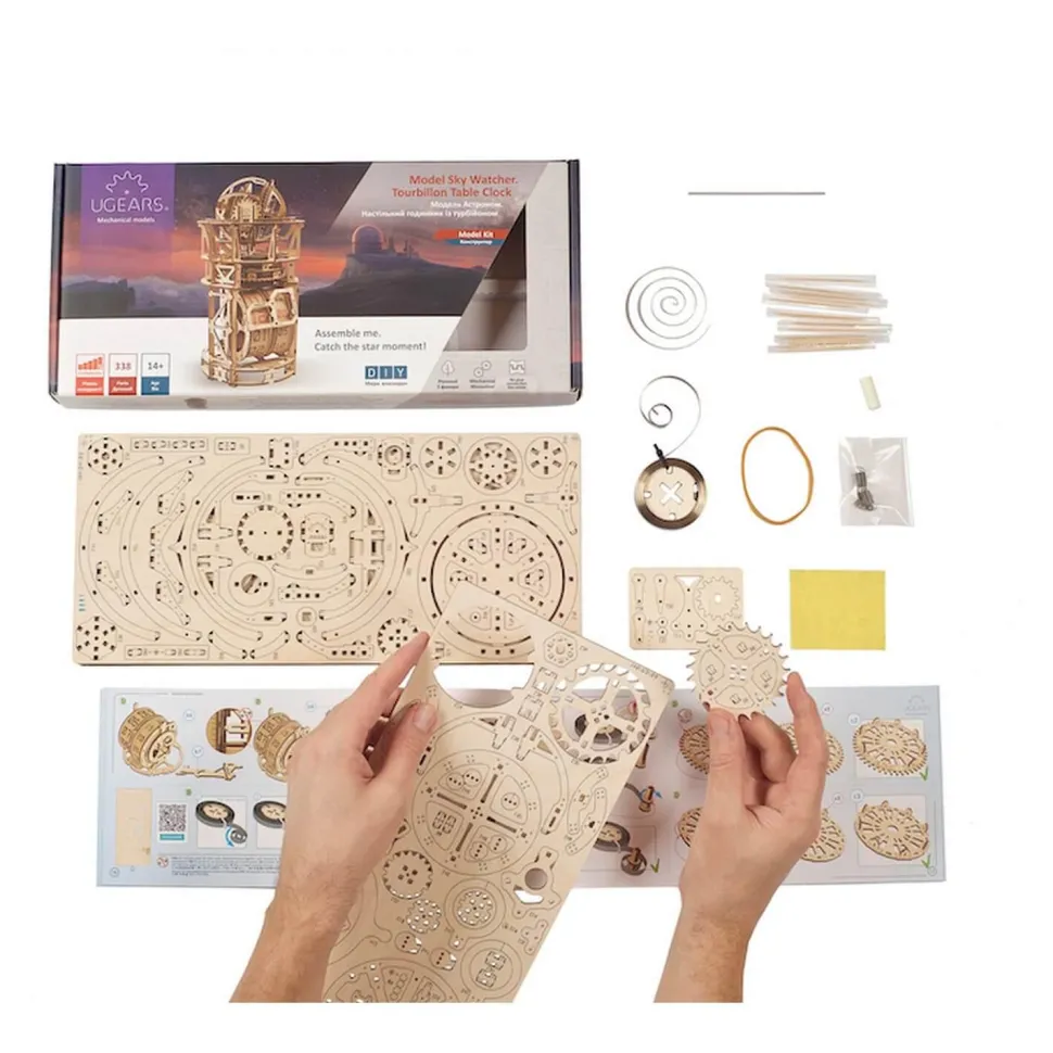Maquette en bois : Observateur du ciel - Ugears