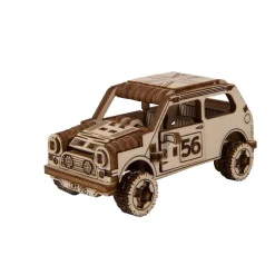 Maquette en bois : rally car 1 : Mini Cooper - Wooden City