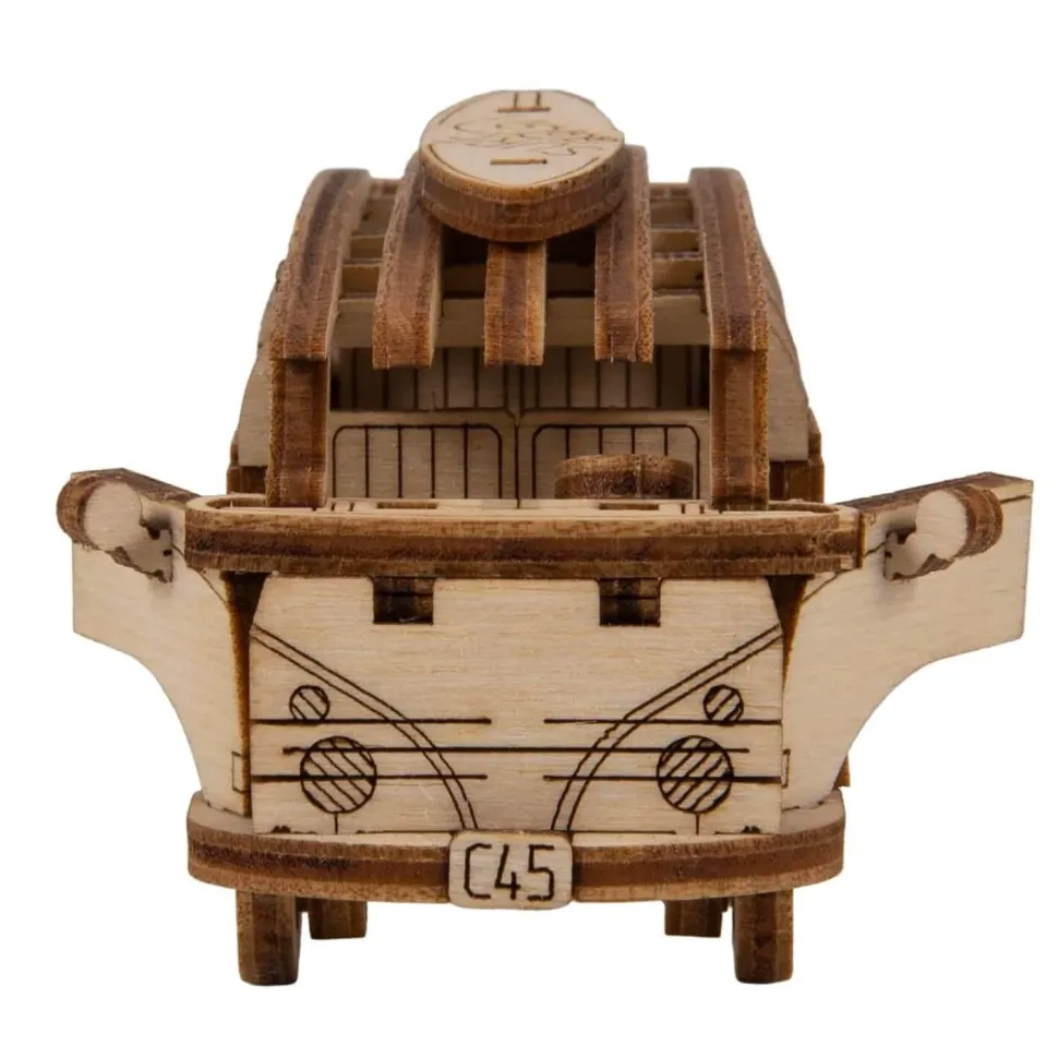 Maquette en bois : retro ride 1 : Volkswagen Transporter T1 - Wooden City