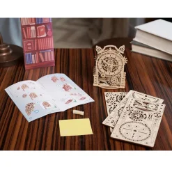 Maquette en bois : Réveil vintage - Ugears