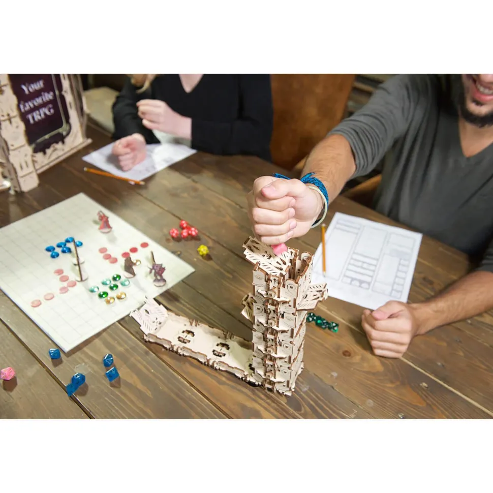 Maquette en bois : Tour de dés - Ugears