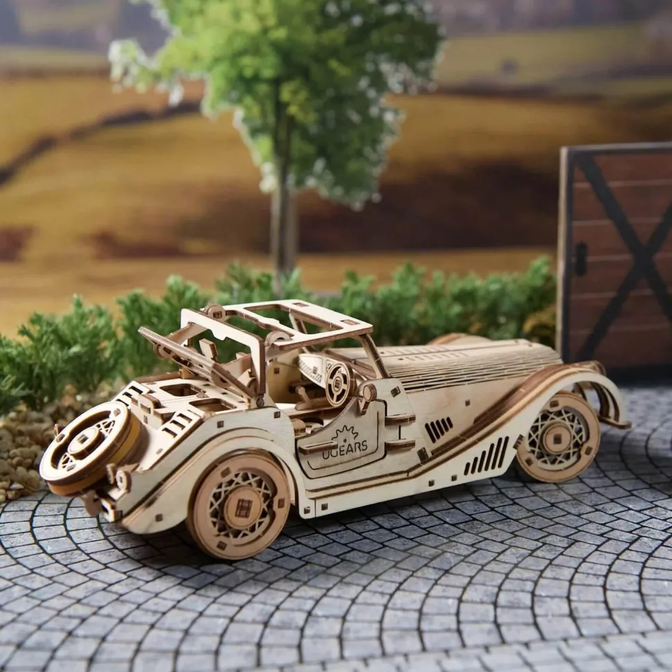 Maquette en bois : Voiture de sport " souris rapide" - Ugears