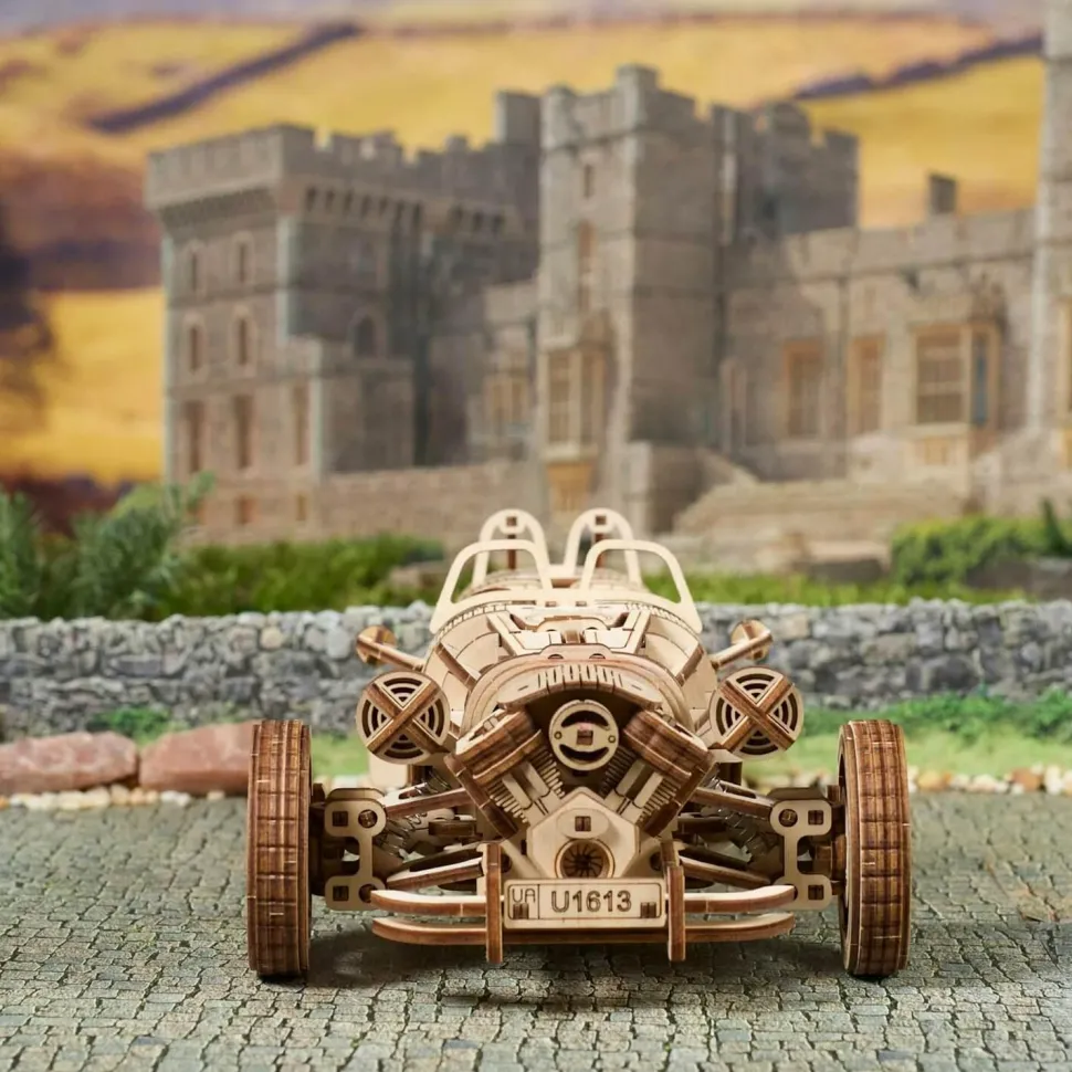 Maquette en bois : Voiture UGR-S à trois roues - Ugears