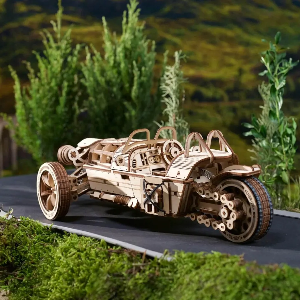 Maquette en bois : Voiture UGR-S à trois roues - Ugears