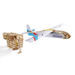 Maquette en bois démarreur d'Avion : Aéro-lanceur, modèle mécanique - Ugears