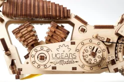 Maquette en bois Moto : Moto VM-02, modèle mécanique - Ugears
