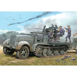 Maquette Half-track 2cm Flakvierling 38 Auf Selbstfahrlafette (Sd.Kfz 7/1) 1940 - Trumpeter